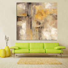Load image into Gallery viewer, Abstract Oil Painting - Still Life Art Yellow Gray