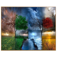 Load image into Gallery viewer, Abstract Oil Painting - Landscape Tree