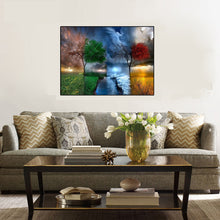 Load image into Gallery viewer, Abstract Oil Painting - Landscape Tree